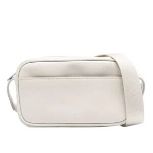NWT $295 SANDRO mini zippered crossbody bag ecru (bone beige)
